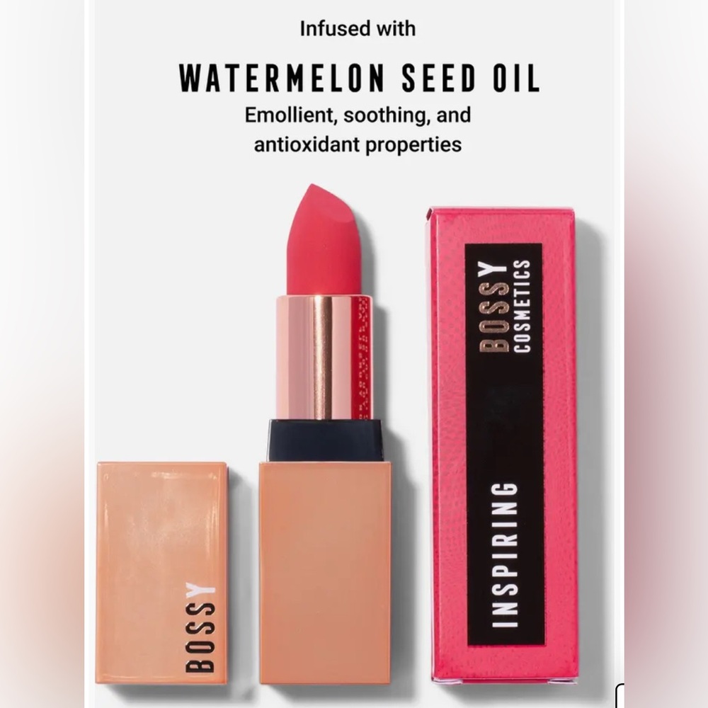 INSPIRING  Bossy Cosmetics Pink Lipstick